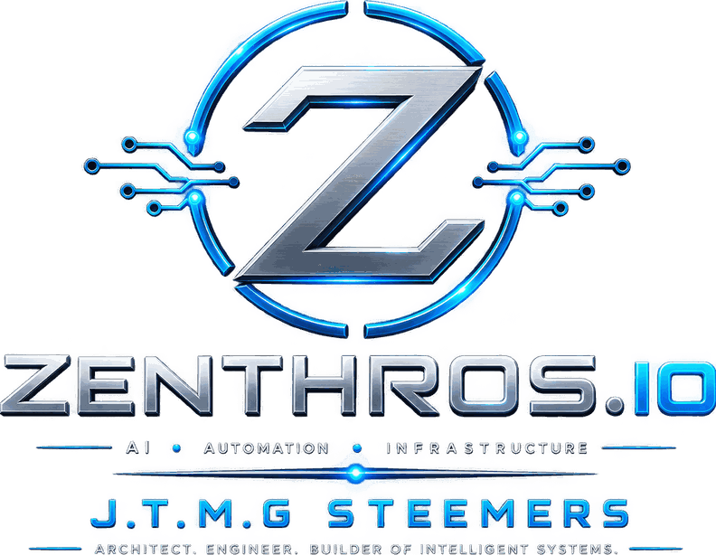 Zenthros.io — J.T.M.G Steemers, architect, engineer, builder of intelligent systems